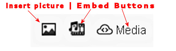 Embed buttons