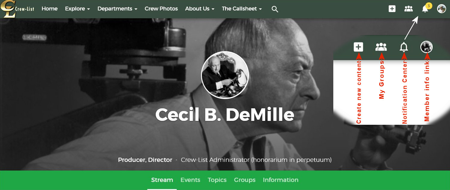 Member Header