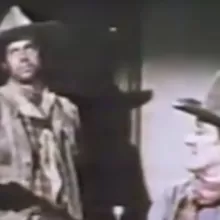 George Plimpton, John Wayne, Howard Hawks on Rio Lobo